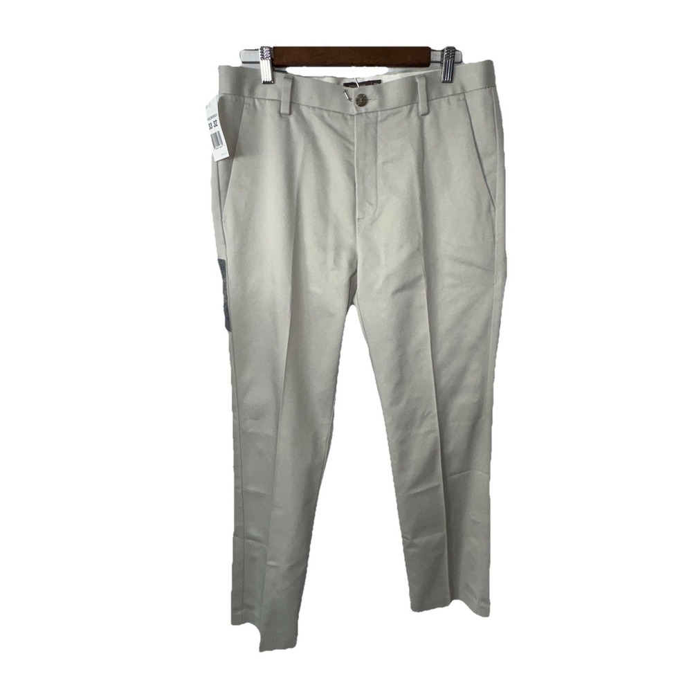 NWT Dockers Mens D1 Slim Fit Flat Front Tan Khaki Pants Size 33x32 - Picture 3 of 14
